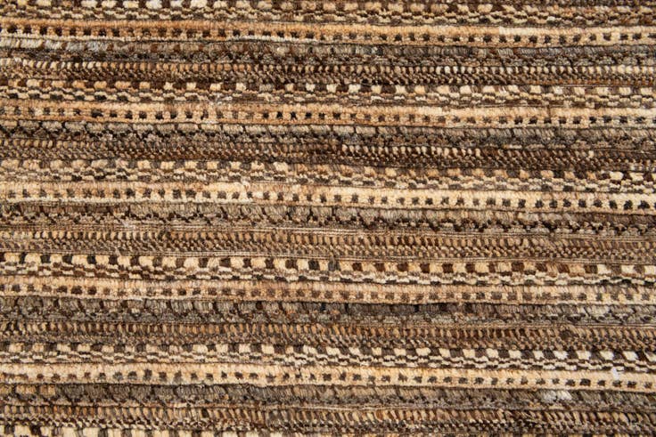 Detail image of 4' 6 x 6' 5 Hand Knotted Gabbeh Wool Rug