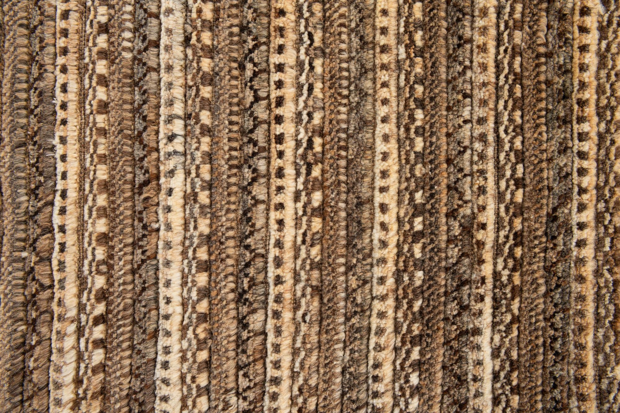 4' 6 x 6' 5 Hand Knotted Gabbeh Wool Rug