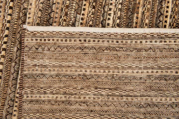 4' 6 x 6' 5 Hand Knotted Gabbeh Wool Rug