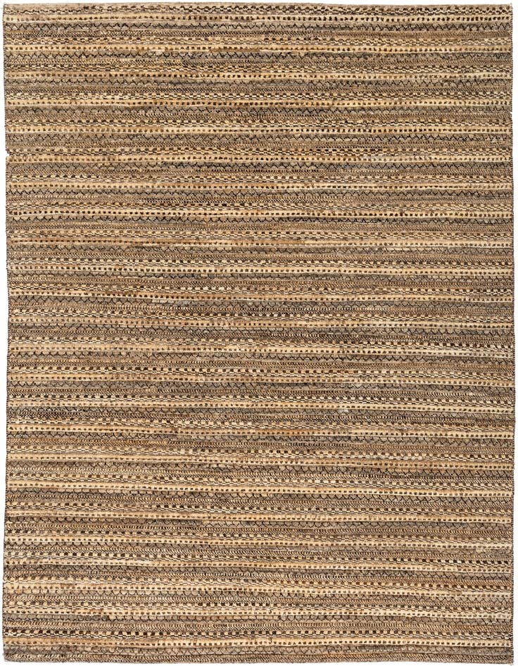 Detail image of 4' 6 x 6' 5 Hand Knotted Gabbeh Wool Rug