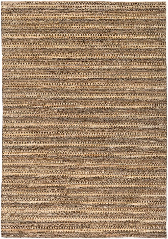 Detail image of 4' 6 x 6' 5 Hand Knotted Gabbeh Wool Rug
