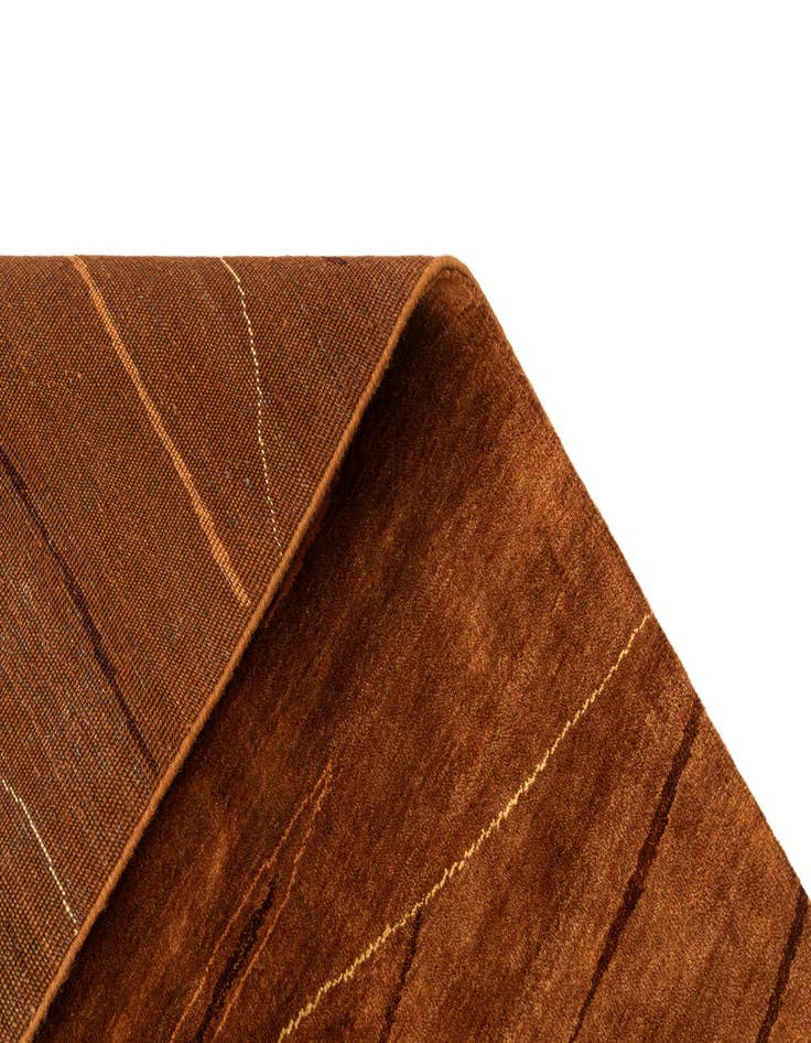 Detail image of 4' 10 x 6' 10 Hand Knotted Gabbeh Wool Rug