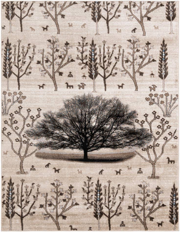 Detail image of 5' 3 x 7' 8 Gabbeh Rug