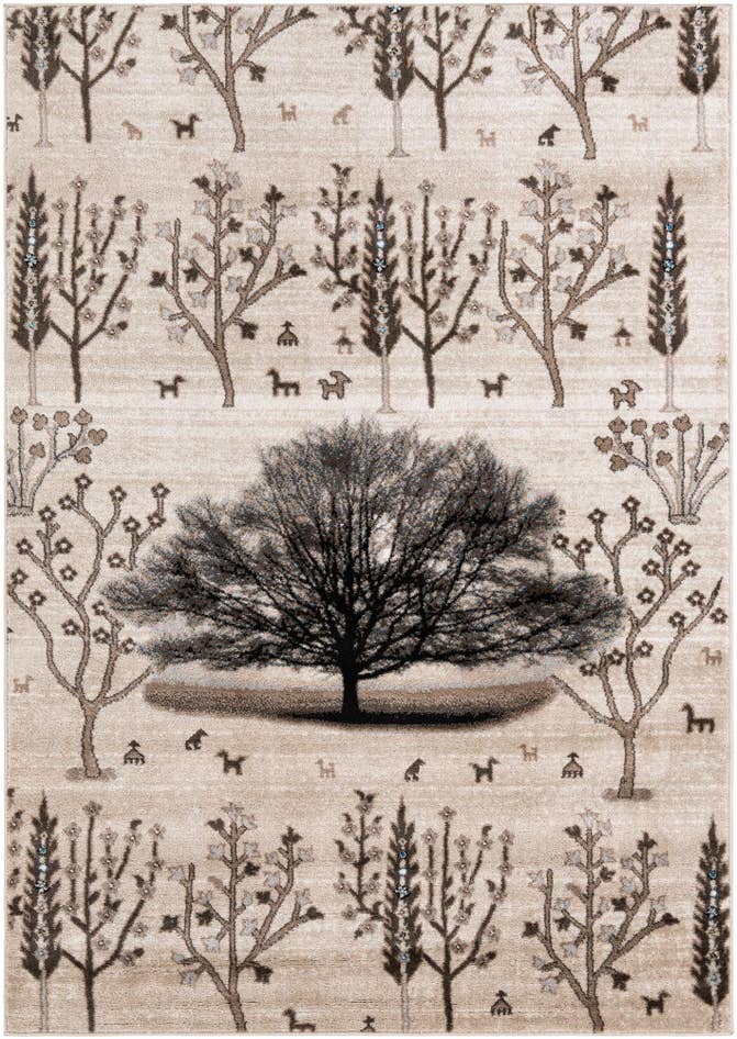 Detail image of 5' 3 x 7' 8 Gabbeh Rug