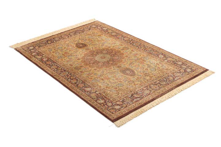100cm x 150cm Ghom Silk Teppich