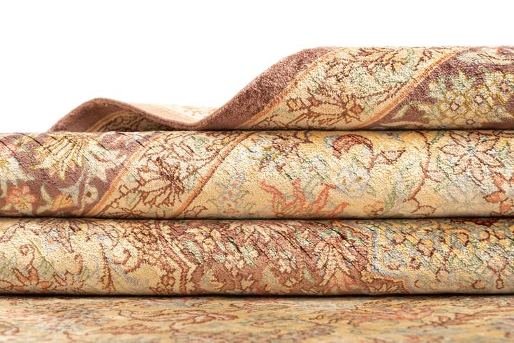 Detailansicht von 100cm x 150cm Ghom Silk Teppich