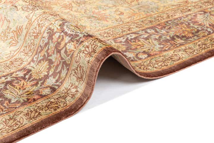 100cm x 150cm Ghom Silk Teppich