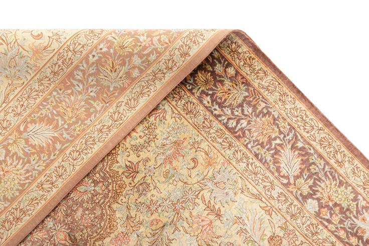 Detailansicht von 100cm x 150cm Ghom Silk Teppich