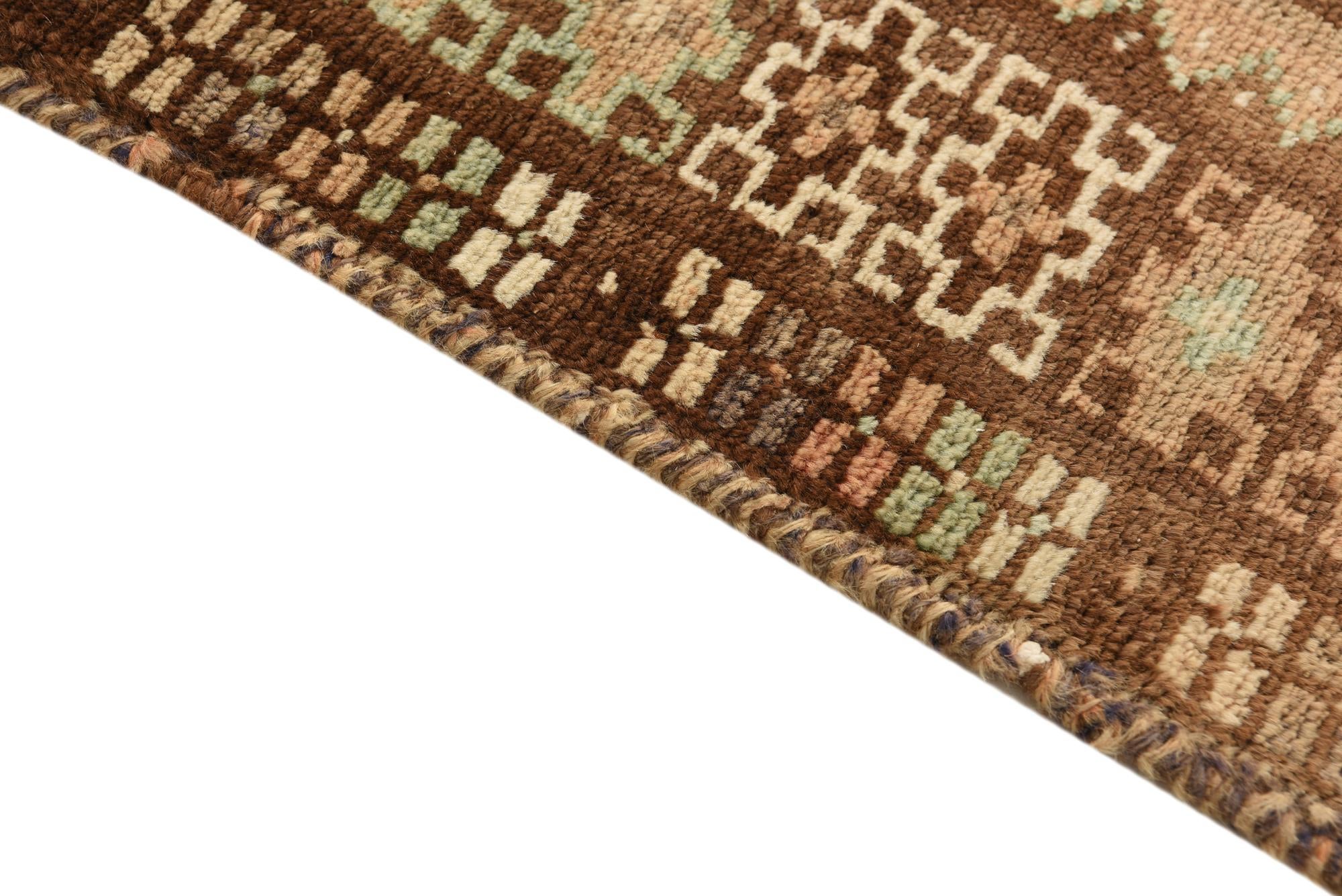 5' x 8' 4 Hand Knotted Hamedan Persian Wool Rug