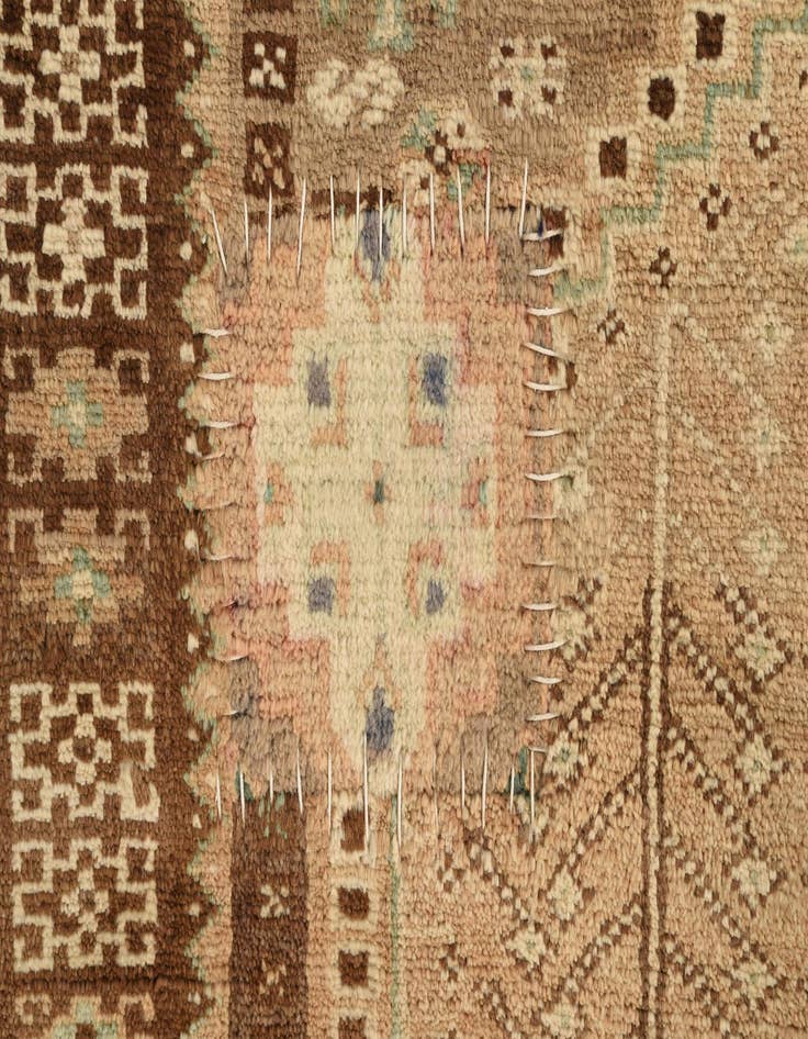 Detail image of 5' x 8' 4  Hand Knotted Hamedan Persian Wool Rug