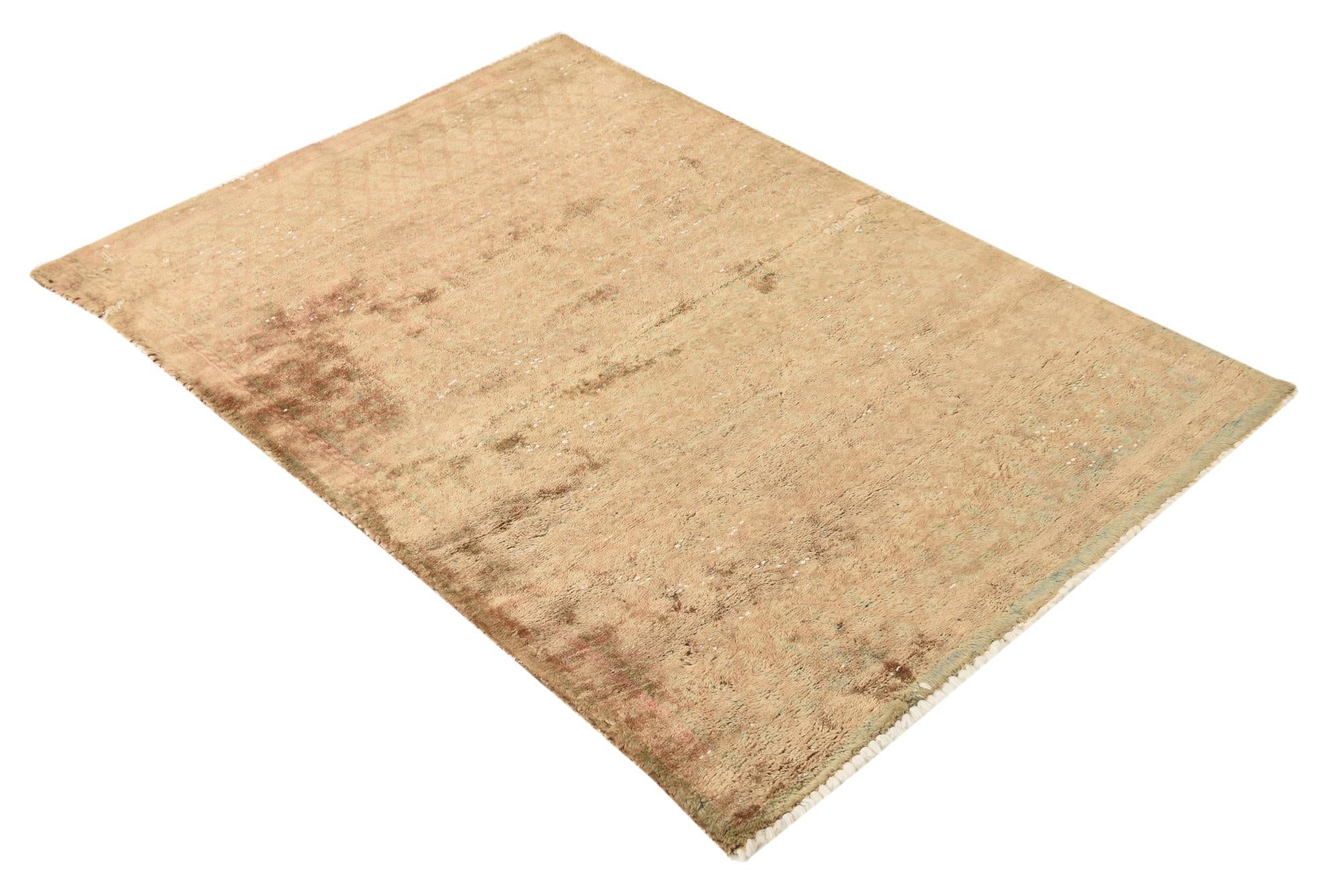 3' 5 x 5' 1 Hand Knotted Hamedan Persian Wool Rug
