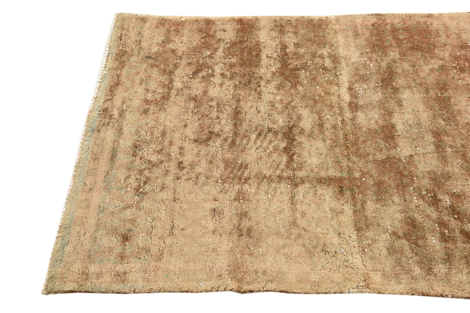 3' 5 x 5' 1 Hand Knotted Hamedan Persian Wool Rug