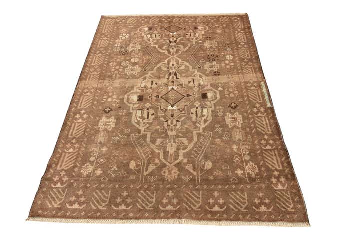 4' x 6' 1 Hand Knotted Hamedan Persian Wool Rug