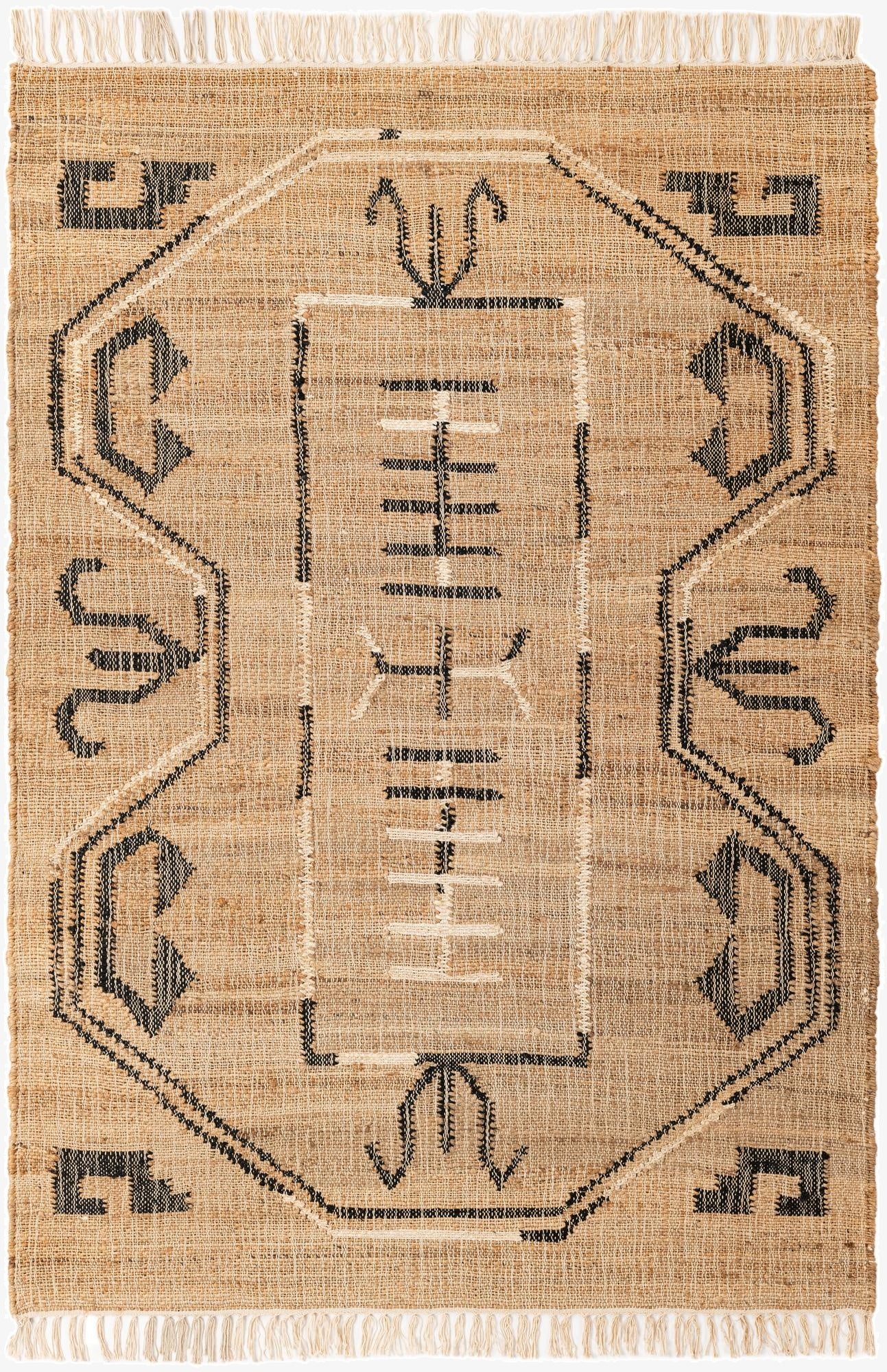 4' 2 x 6'  Hand Woven Kala Handwoven Jute Rug