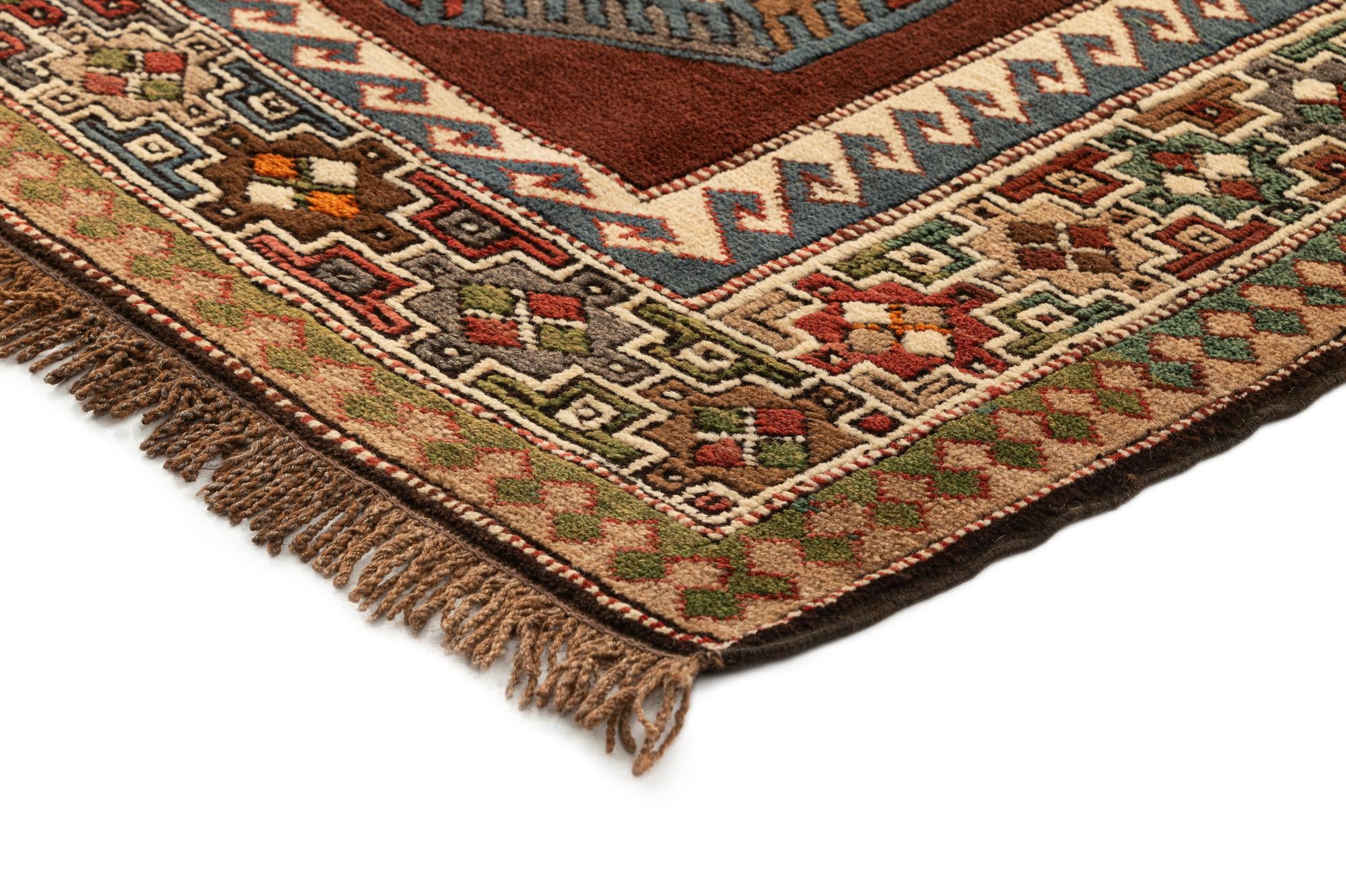 4' 7 x 6' 10 Hand Knotted Kars Wool Rug