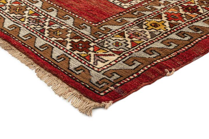 5' x 8' 4 Hand Knotted Kars Oriental Wool Rug