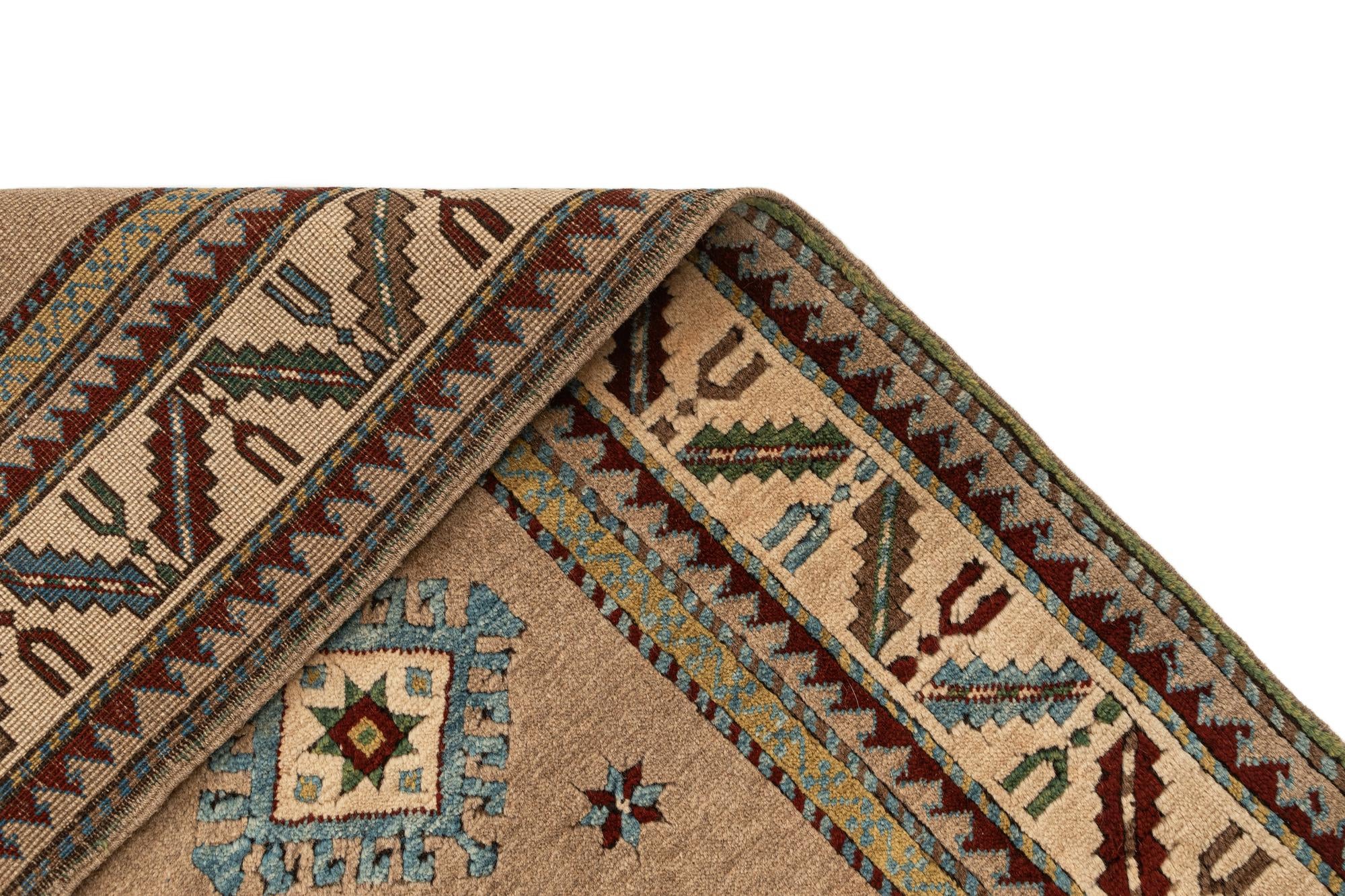 4' 5 x 5' 10 Kars Wool Rug