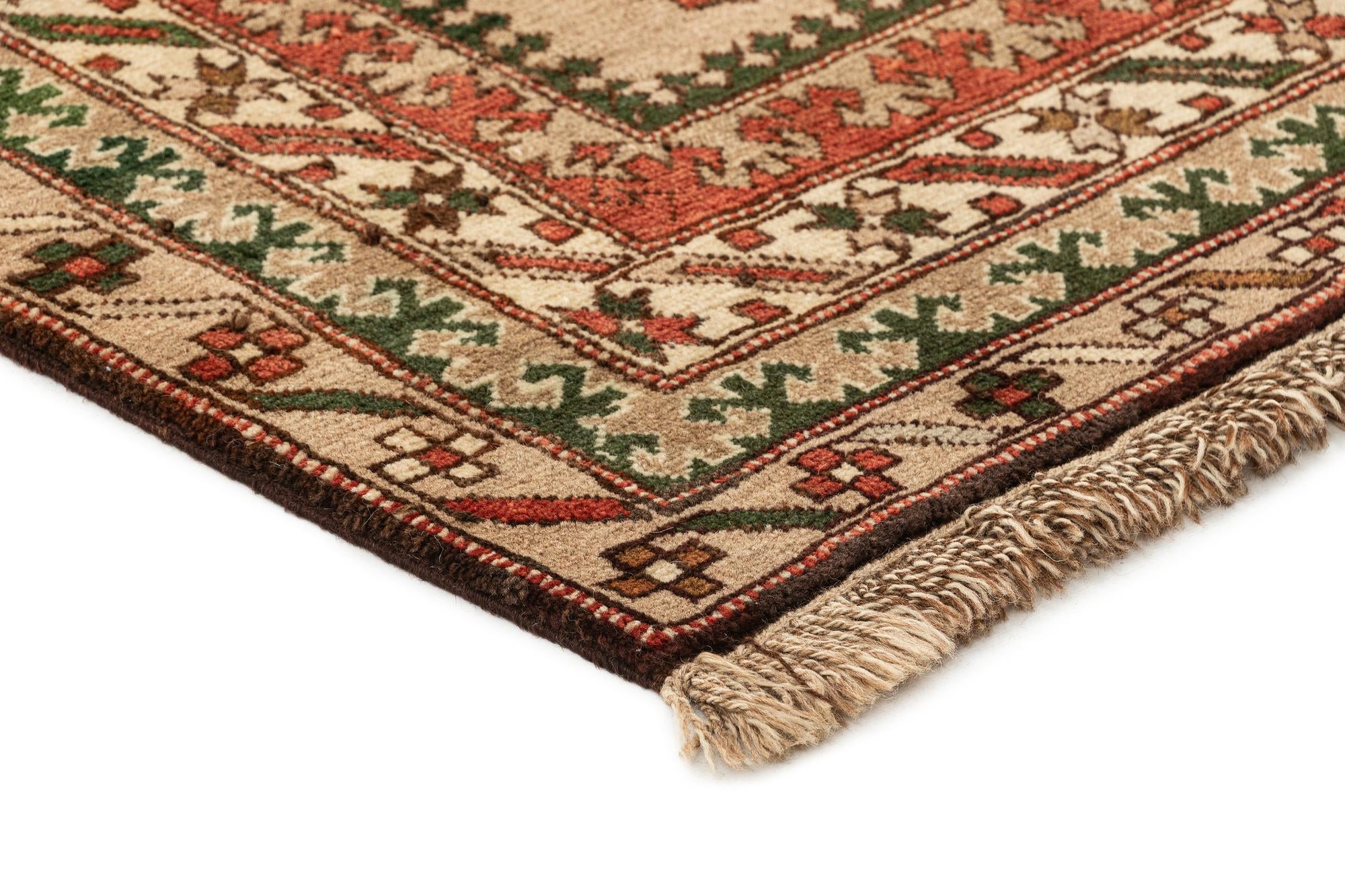 5' x 7' 4 Hand Knotted Kars Wool Rug
