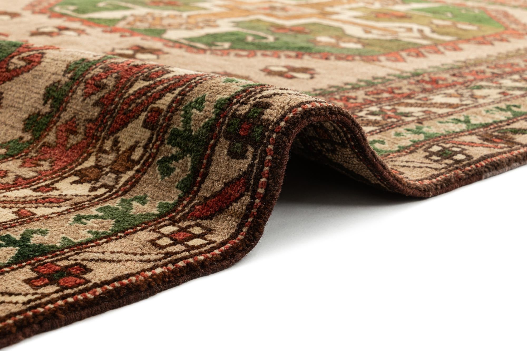5' x 7' 4 Hand Knotted Kars Wool Rug