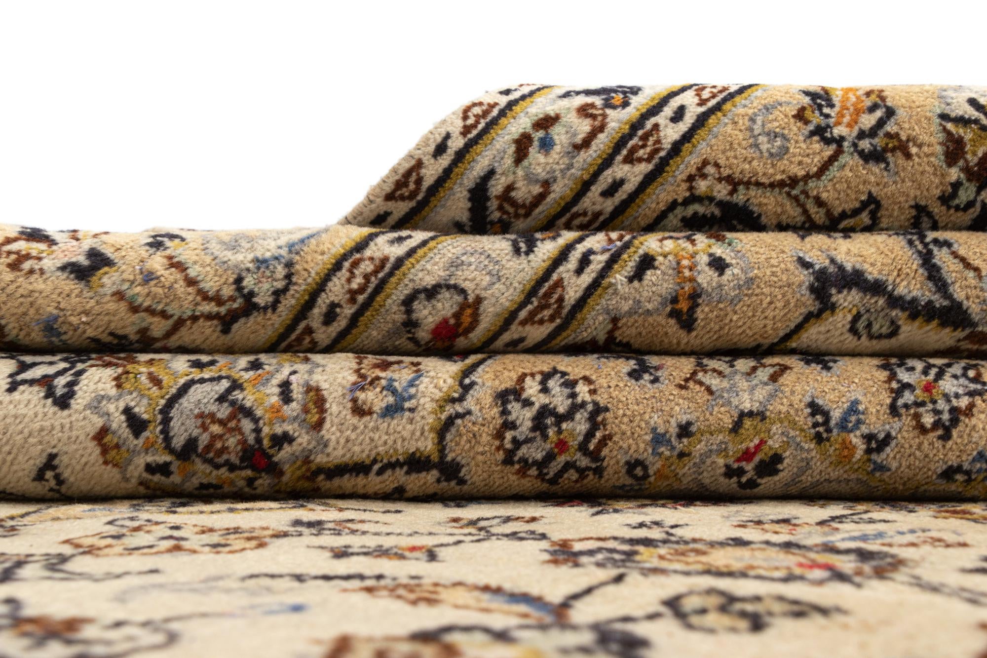 6' 4 x 9' 10 Kashan Wool Rug