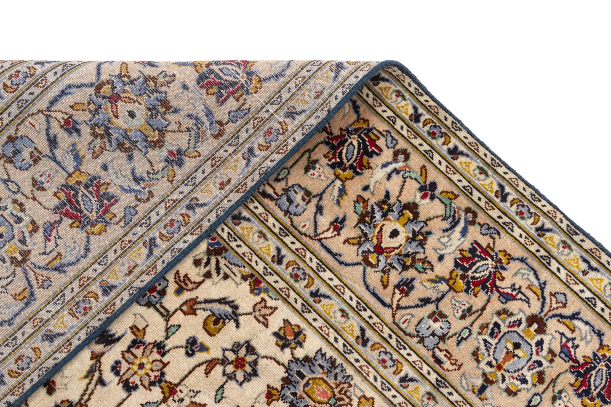 6' 5 x 9' 8 Kashan Wool Rug