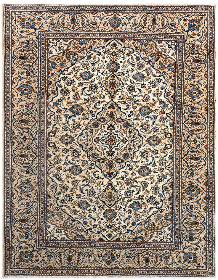 Detail image of 6' 7 x 10' 4 Kashan Wool Rug