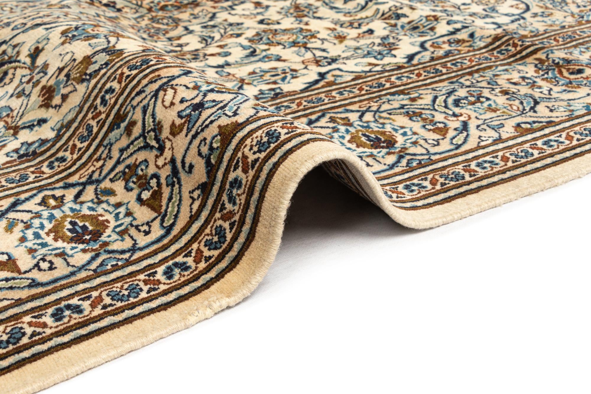 6' 5 x 9' 10 Kashan Wool Rug