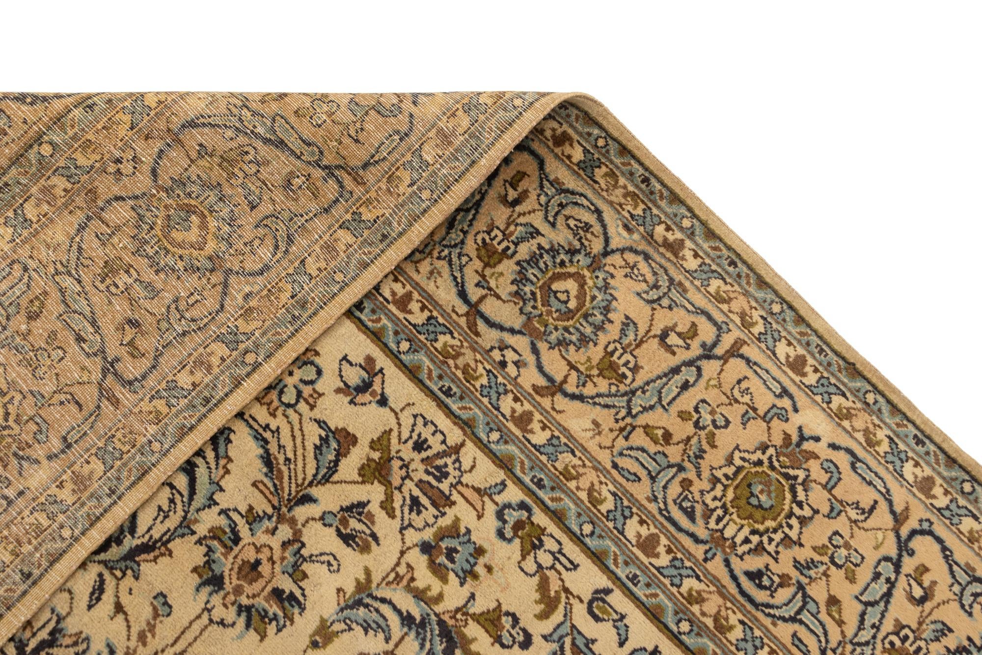 8' 4 x 12' 4 Kashan Wool Rug