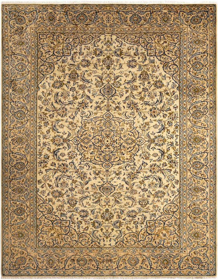 Detail image of 8' 4 x 12' 4 Kashan Wool Rug