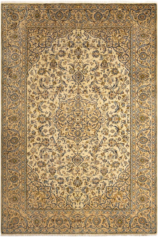 Detail image of 8' 4 x 12' 4 Kashan Wool Rug