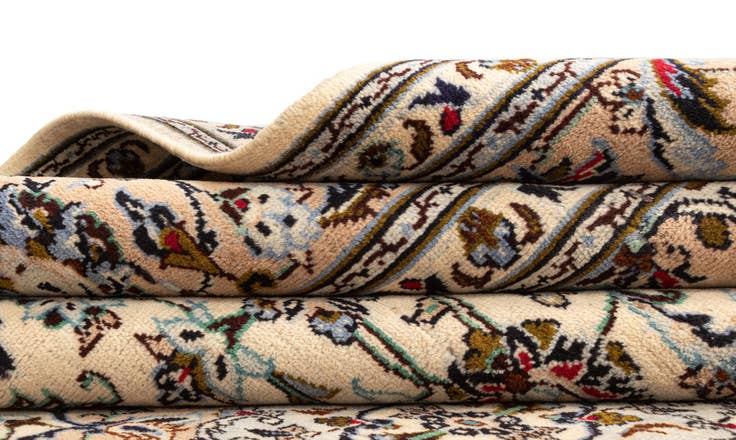 Detail image of 8' 3 x 10' 9 Kashan Wool Rug