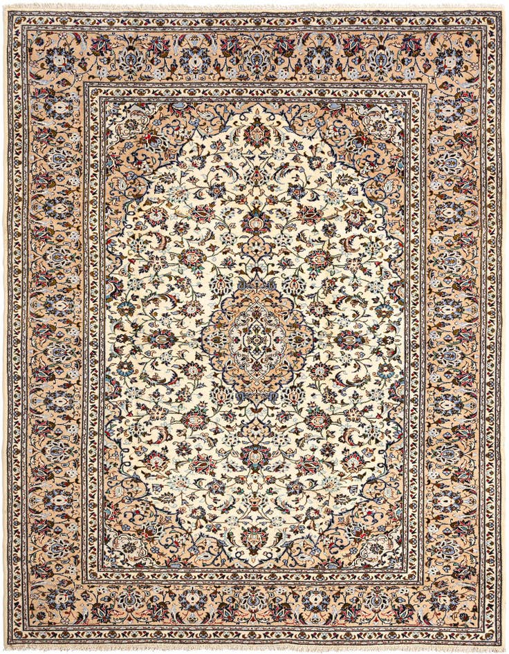 Detail image of 8' 3 x 10' 9 Kashan Wool Rug