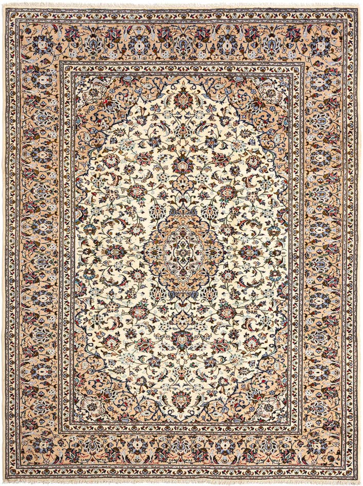 Detail image of 8' 3 x 10' 9 Kashan Wool Rug