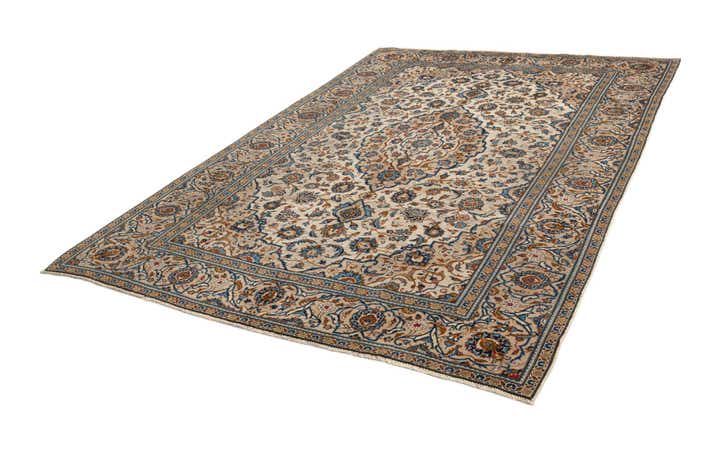 7' 9 x 11' 6 Kashan Wool Rug