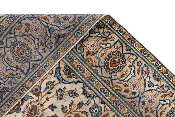 Detail image of 7' 9 x 11' 6 Kashan Wool Rug