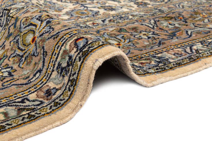 Detail image of 7' 1 x 10' 7 Kashan Wool Rug