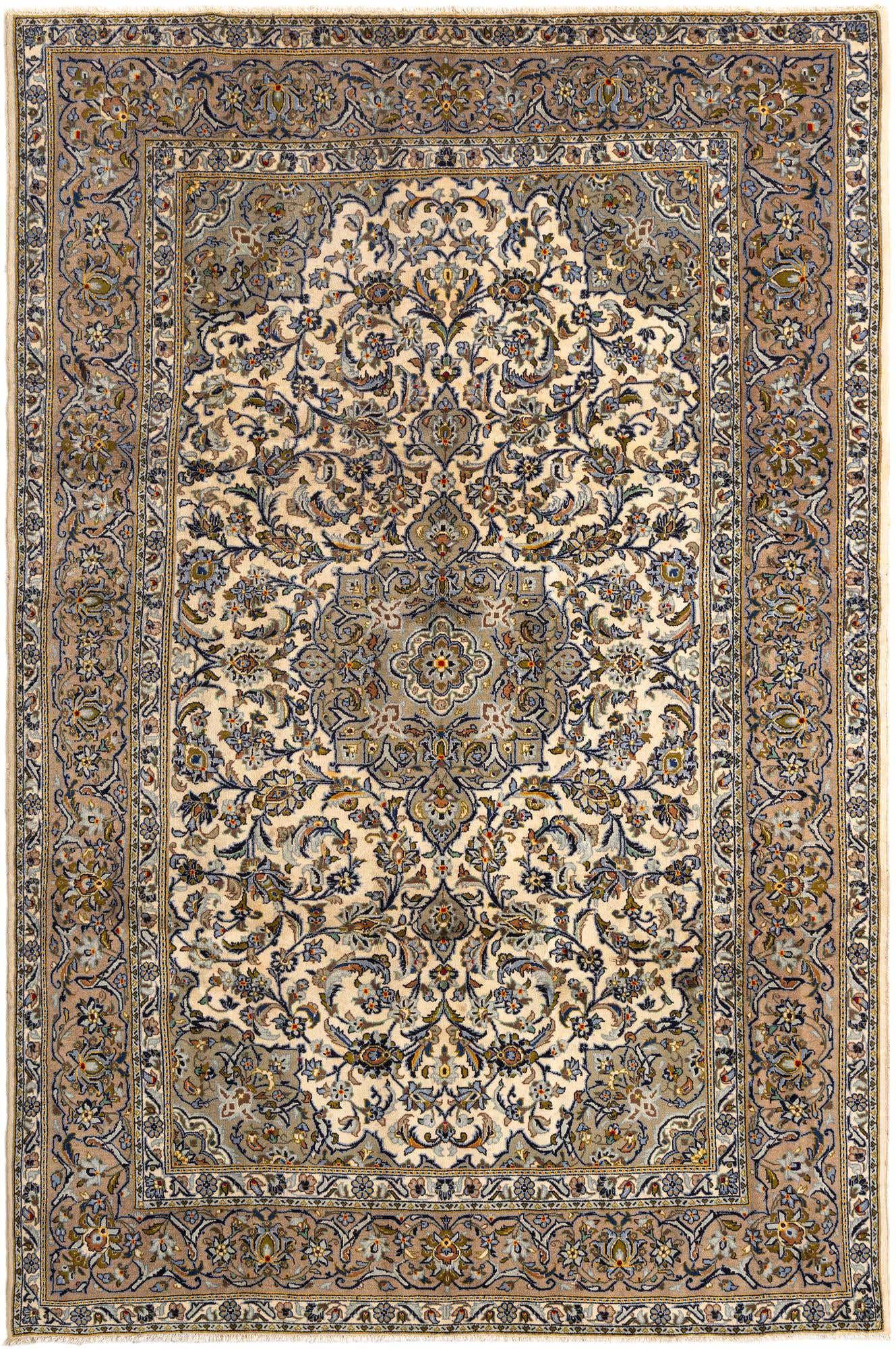 7' 1 x 10' 7 Kashan Wool Rug