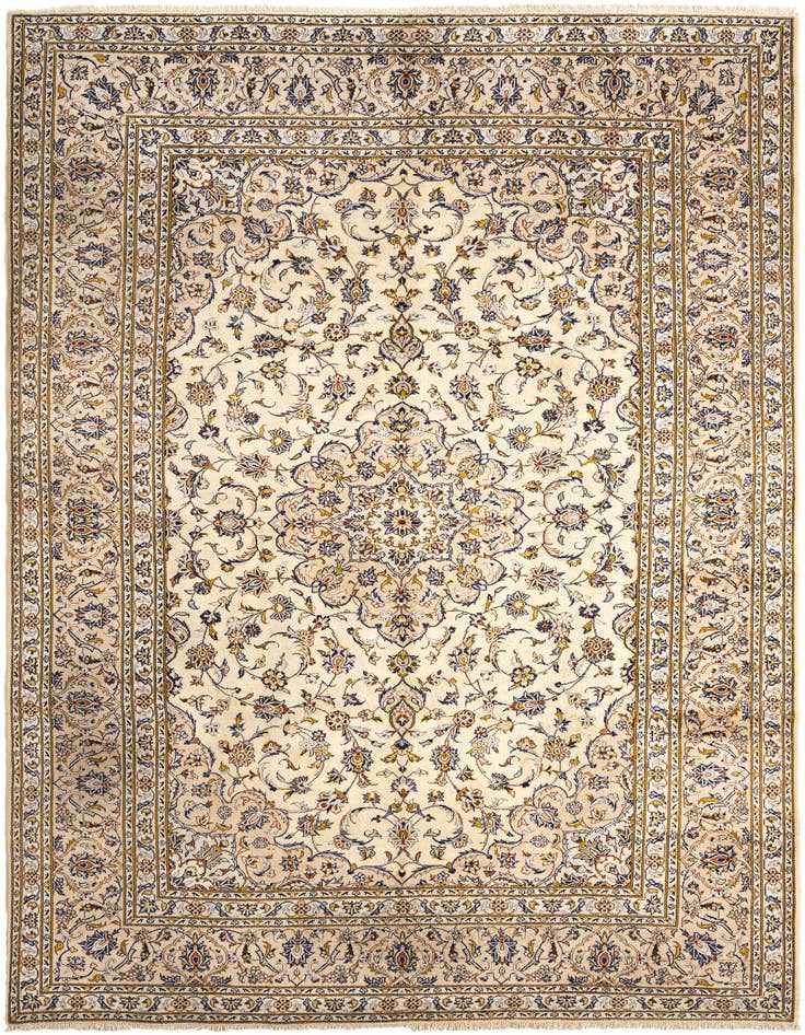 Detail image of 8' 2 x 12' Kashan Wool Rug