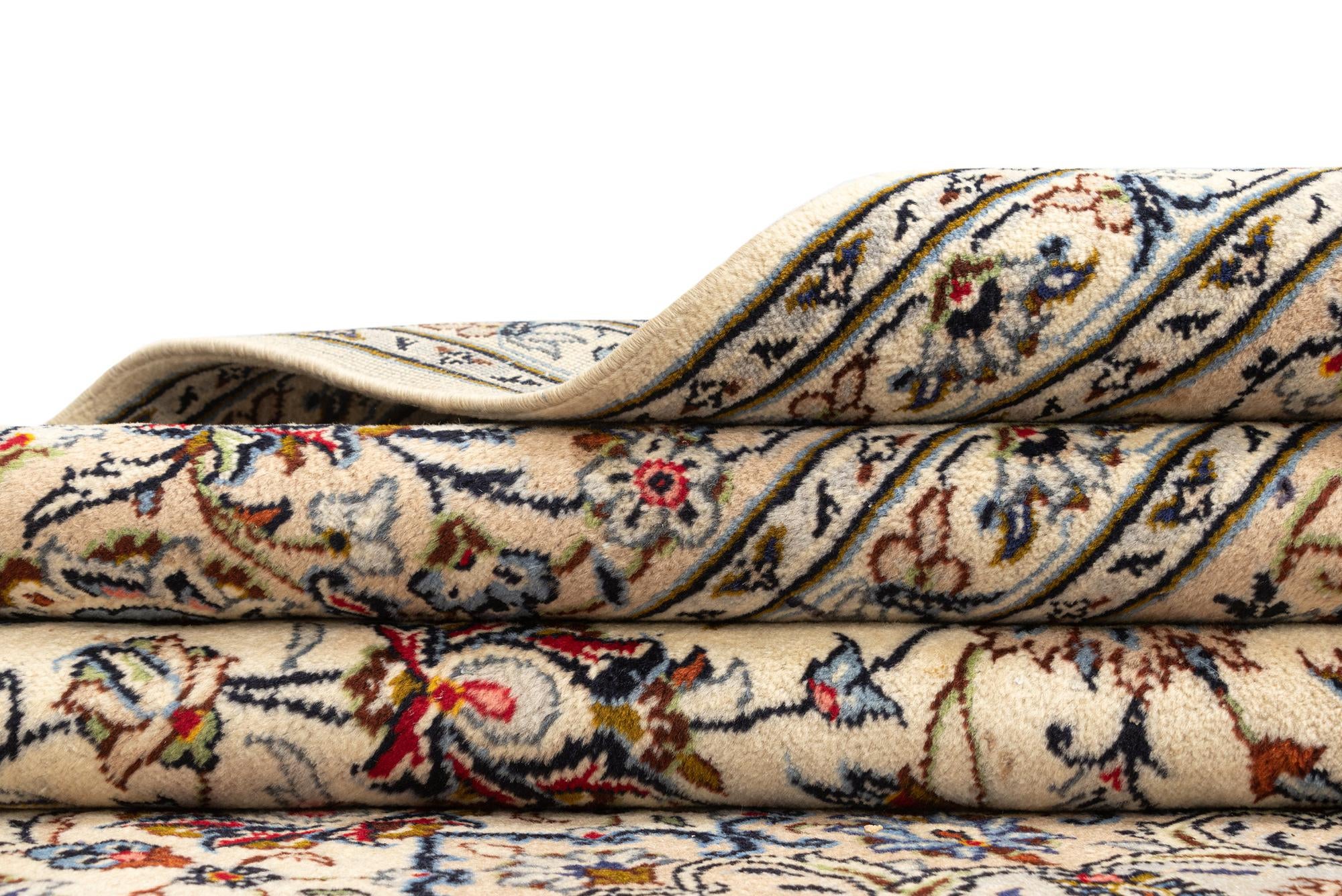 9' 8 x 13' 1 Kashan Wool Rug