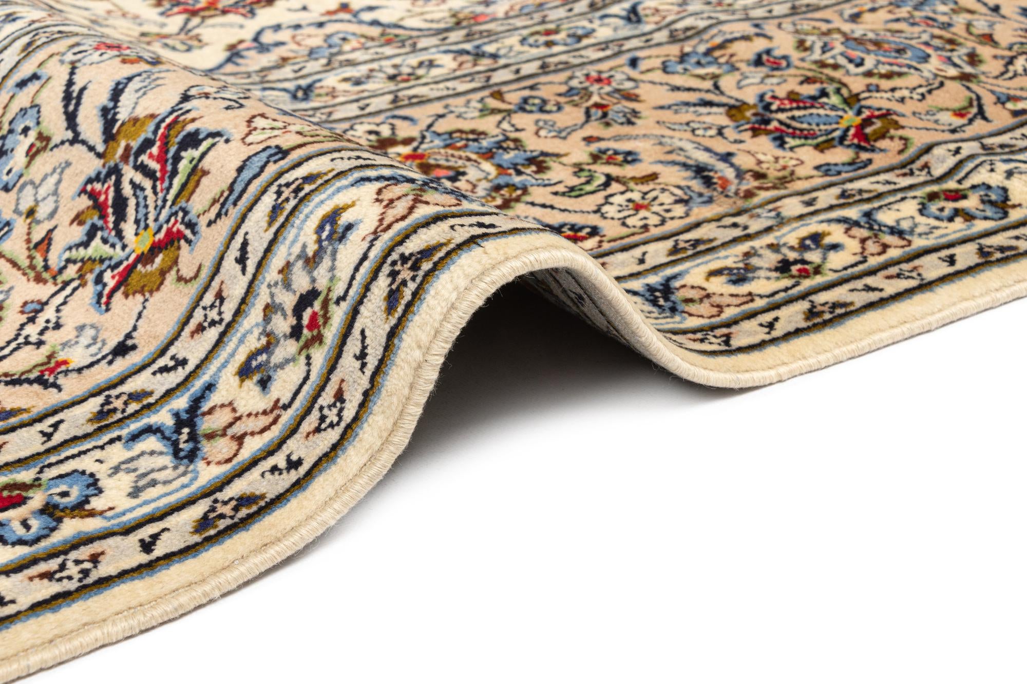 9' 8 x 13' 1 Kashan Wool Rug