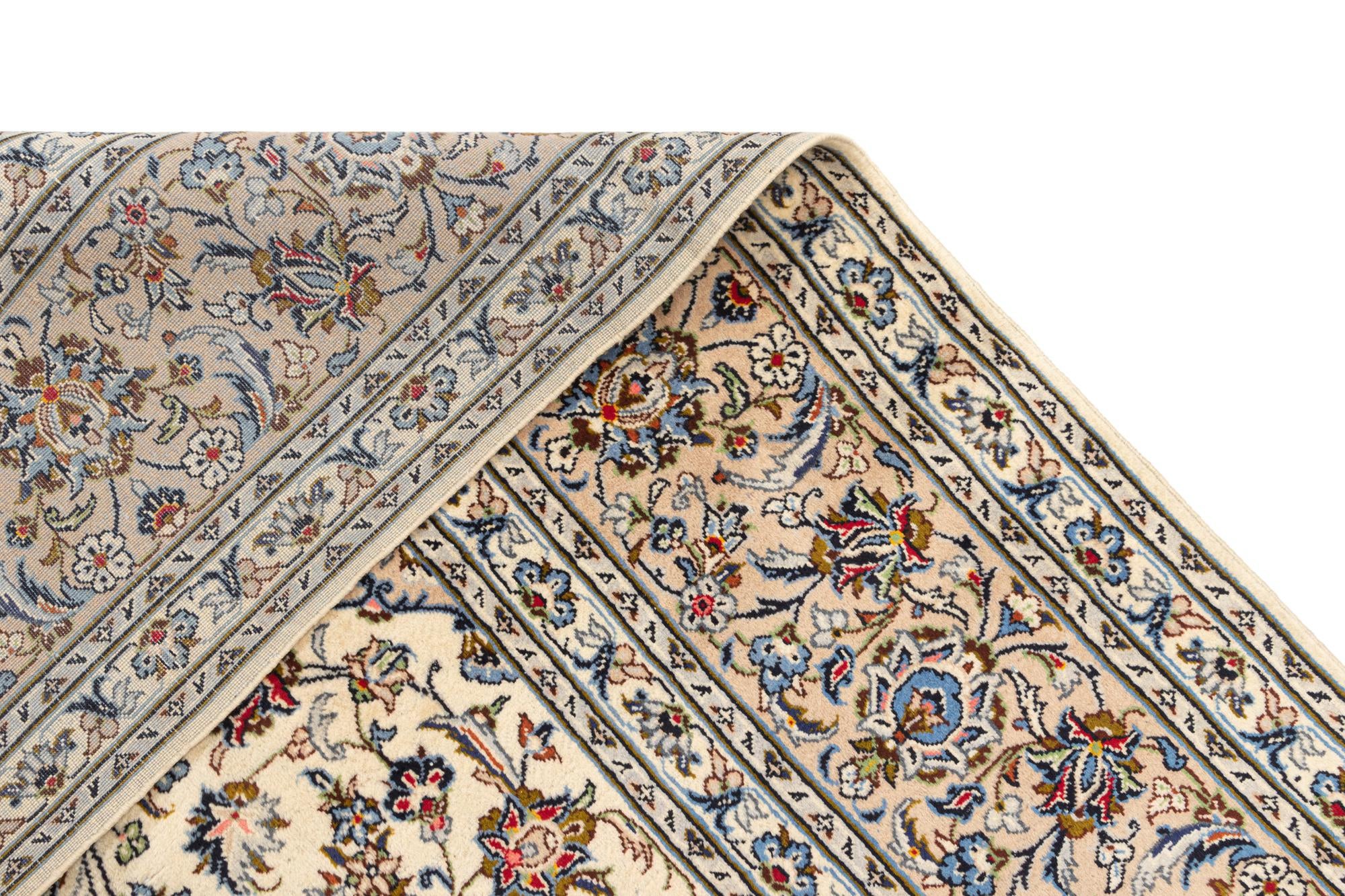 9' 8 x 13' 1 Kashan Wool Rug