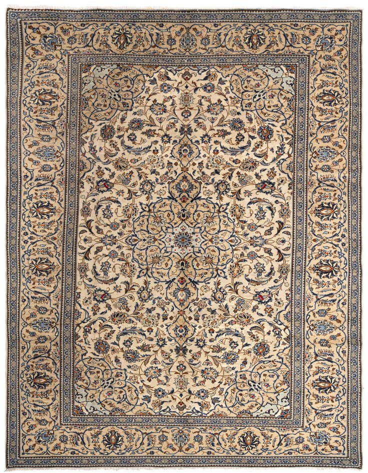 Detail image of 8' x 11' 1 Kashan Wool Rug