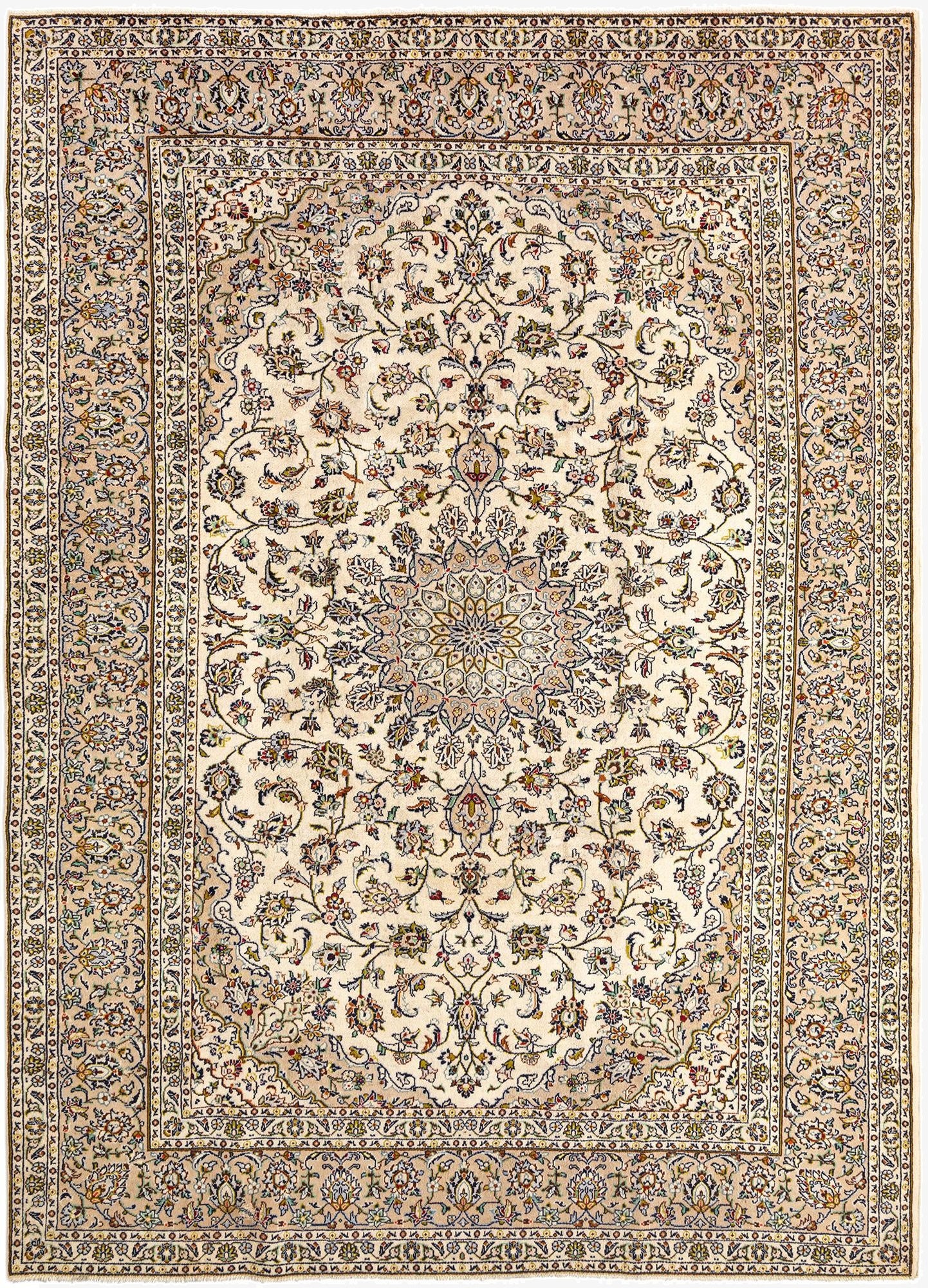 8' 2 x 11' 5 Kashan Wool Rug
