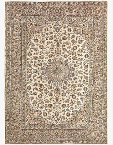 8' 2 x 11' 5 Kashan Wool Rug
