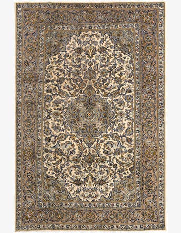 7' 1 x 10' 7 Kashan Wool Rug