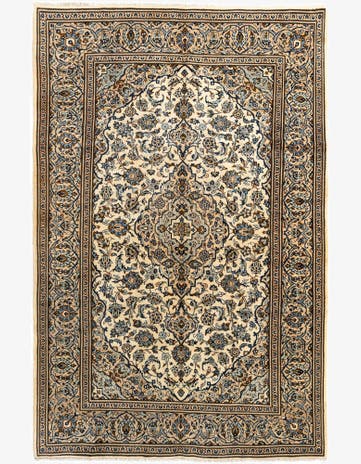 6' 5 x 9' 10 Kashan Wool Rug