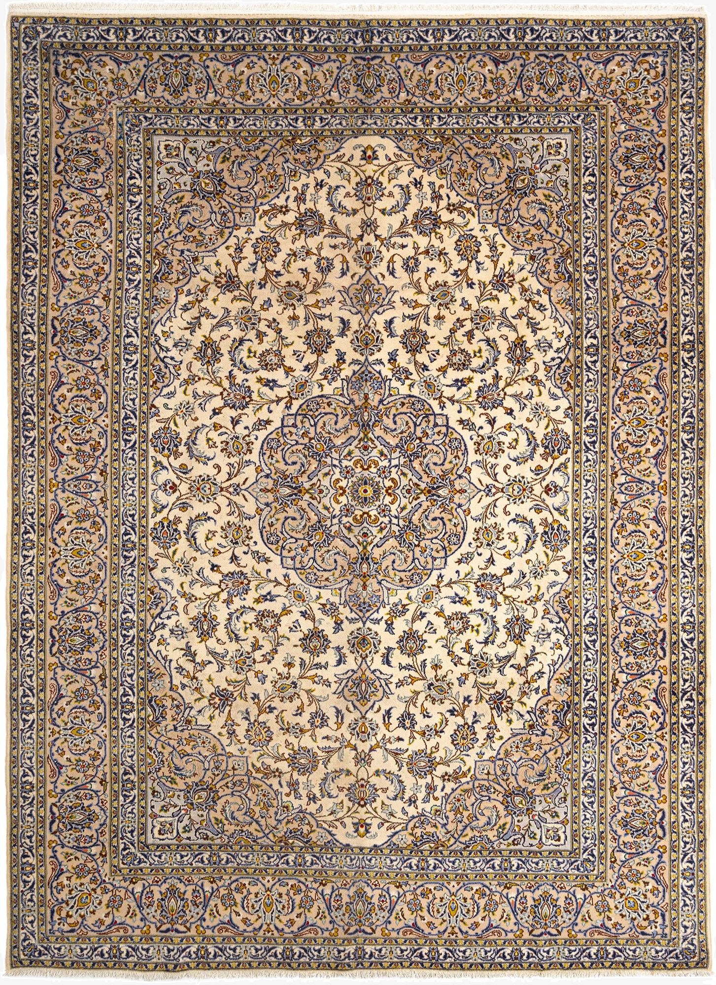 9' 10 x 13' 5 Kashan Wool Rug