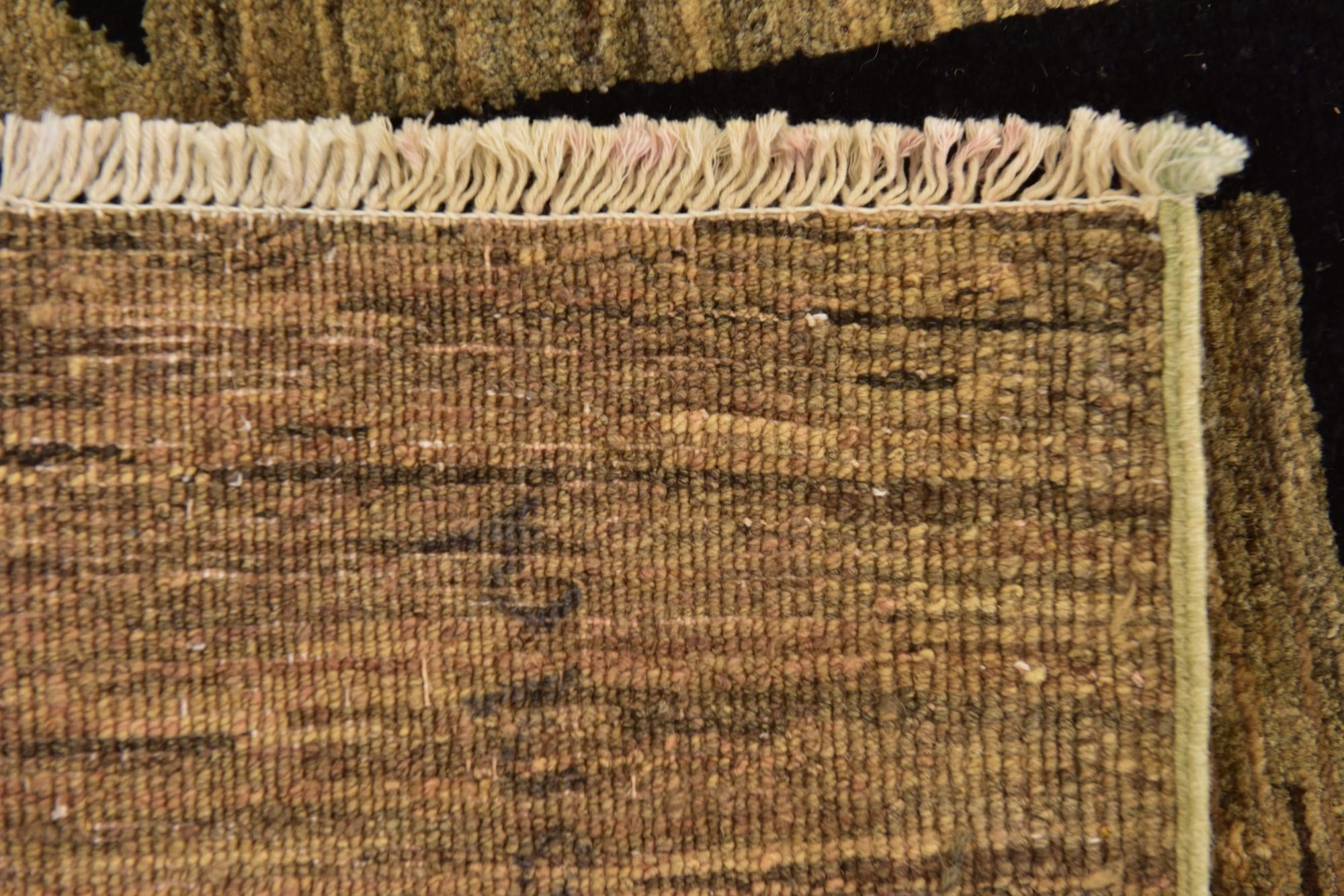 5' x 6' 6 Hand Knotted Kashkuli Gabbeh Wool Rug