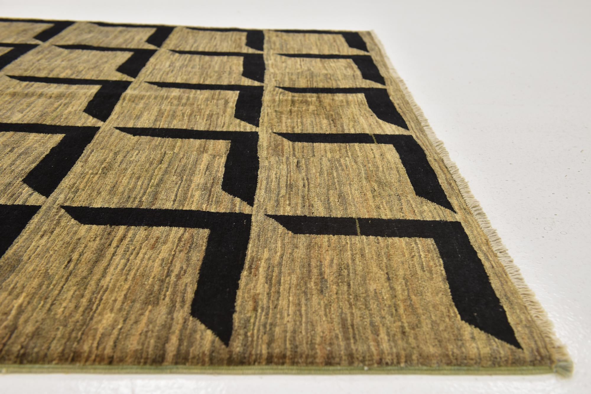 5' x 6' 6 Hand Knotted Kashkuli Gabbeh Wool Rug
