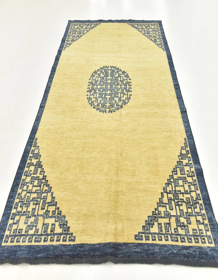 Detail image of 6' 1 x 9' 2  Hand Knotted Kashkuli Gabbeh Wool Rug